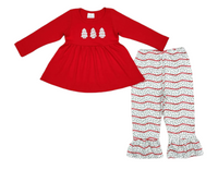 Christmas ' Tree Cake" pant set